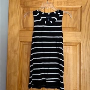 Never worn black and silver sleeveless top!